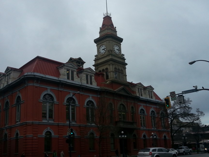 Victoria, BC ciel gris