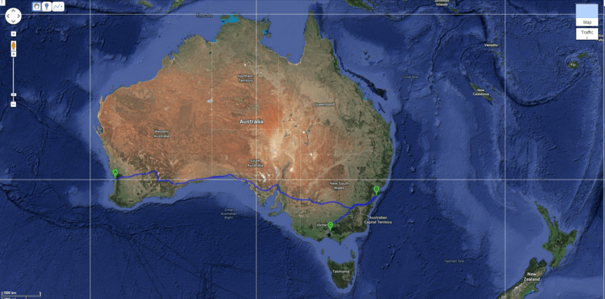 australia map