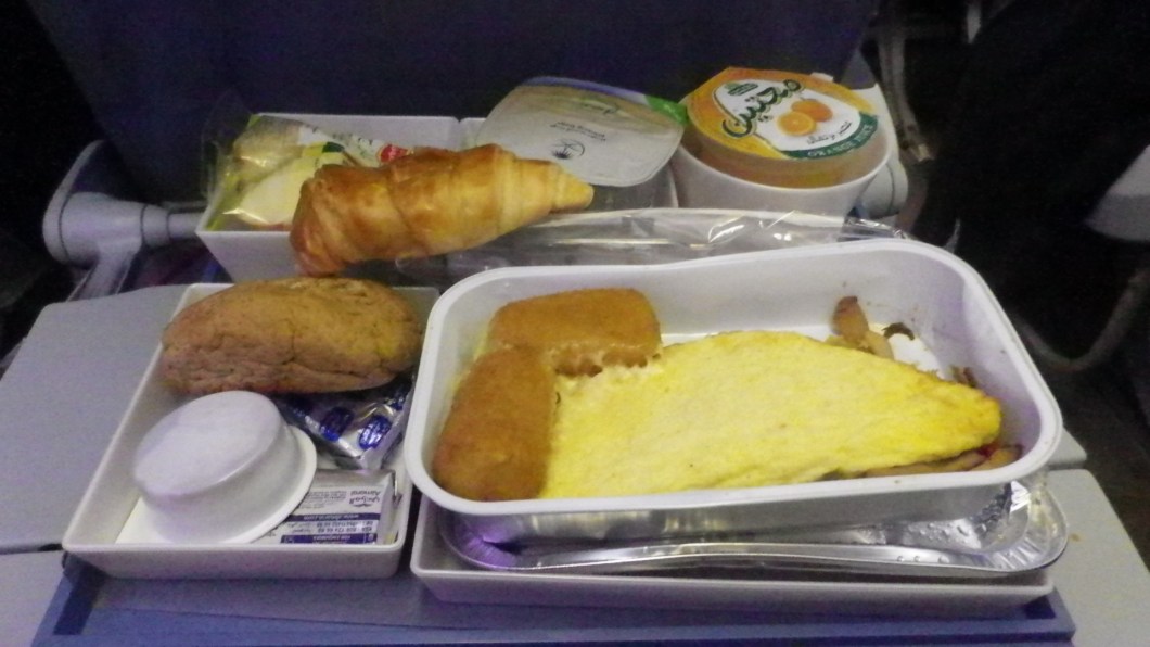 Breakfast on Saudi Airlines