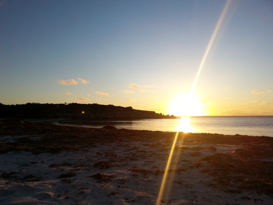 coucher de soleil australien