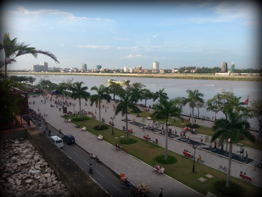 vue du rooftop Phnom Penh