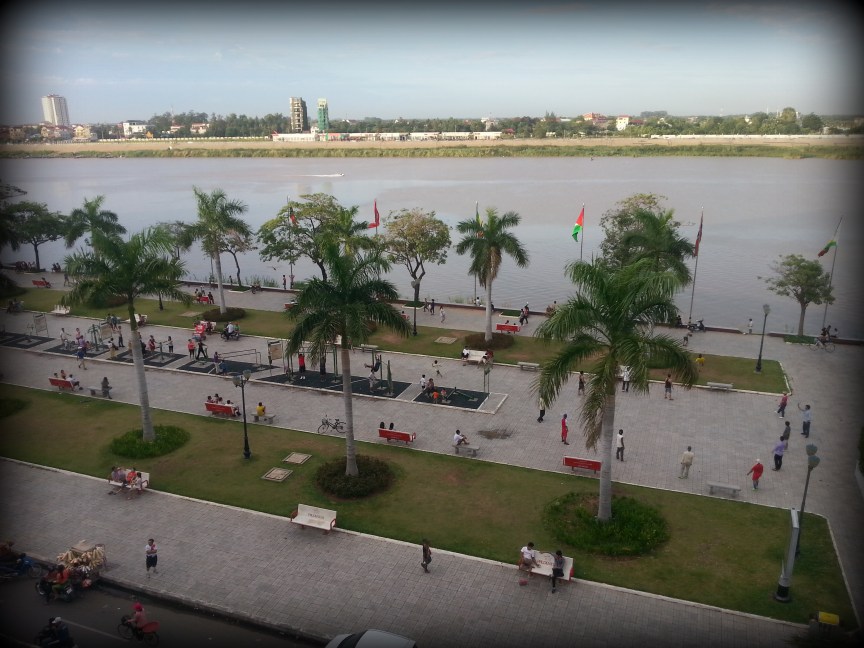 vue du rooftop Phnom Penh