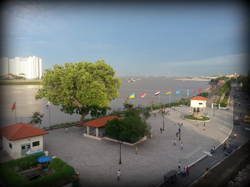 vue du rooftop Phnom Penh