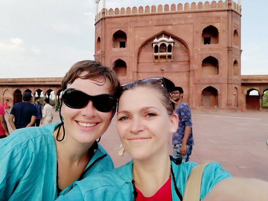 Mosquee Delhi - 1er jour en Inde