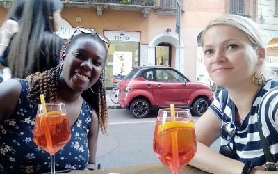 Lily et Pauline a Milan